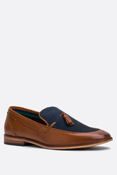 Freemont Tan / Navy Loafers